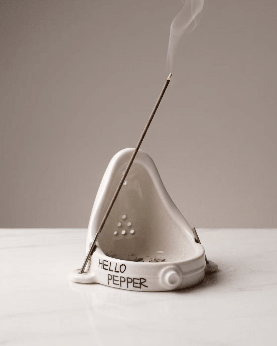 Hello Pepper-Dadaist Fountain Ceramic Incense Holder-Hello Pepper