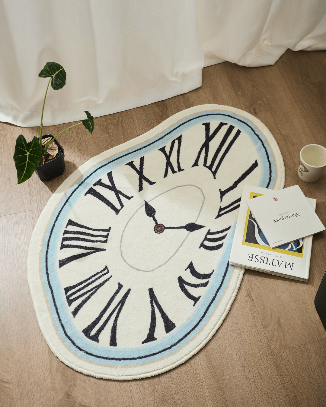 Hello Pepper - 柔らかい時計シリーズ ソフトフランネルラグ - Hello Pepper