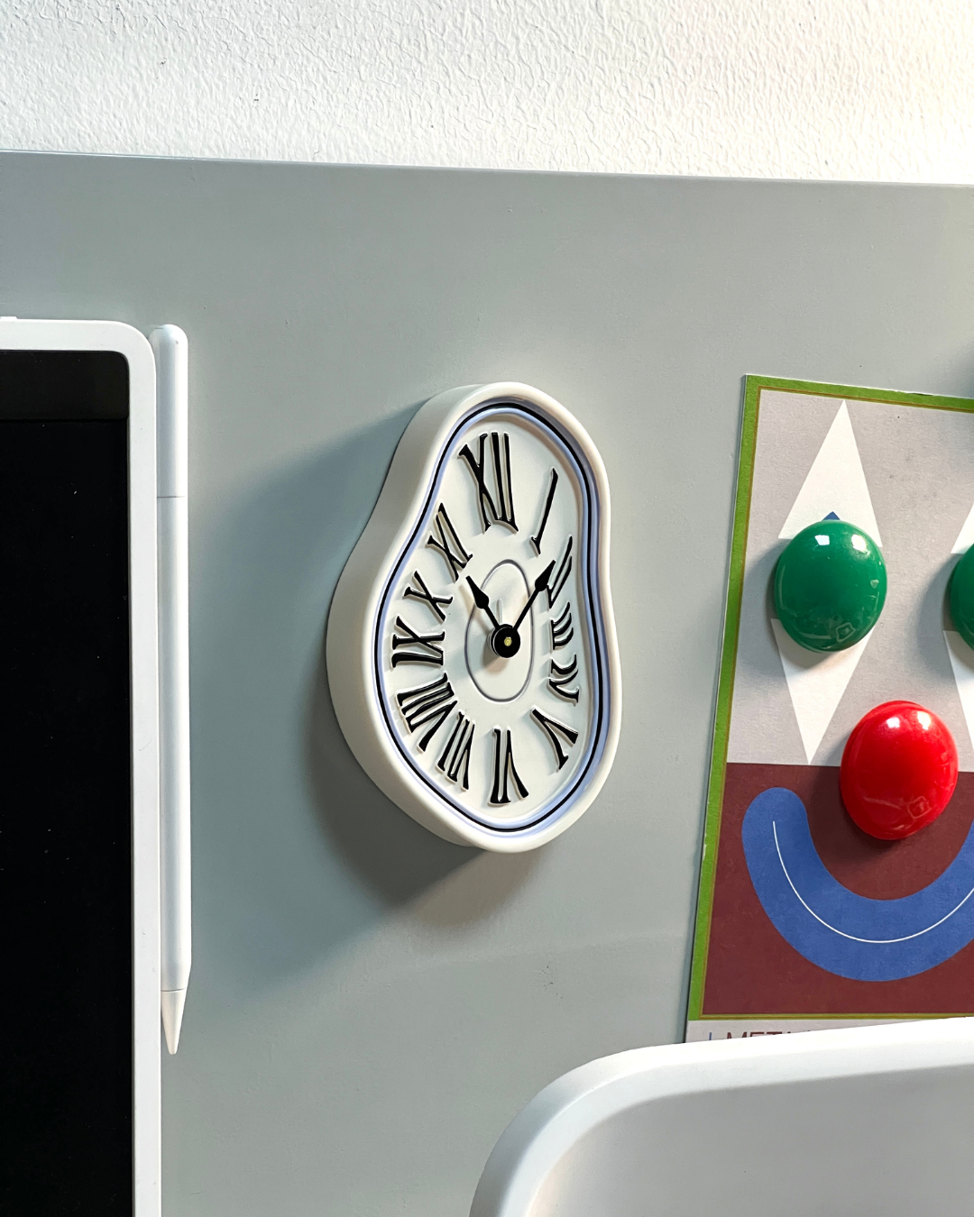 Melting Time 3D Fridge Magnet