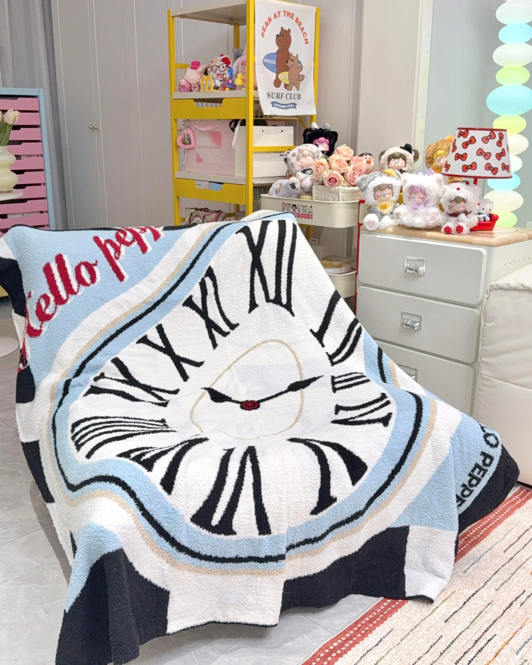 Melting Time Plush Throw Blanket