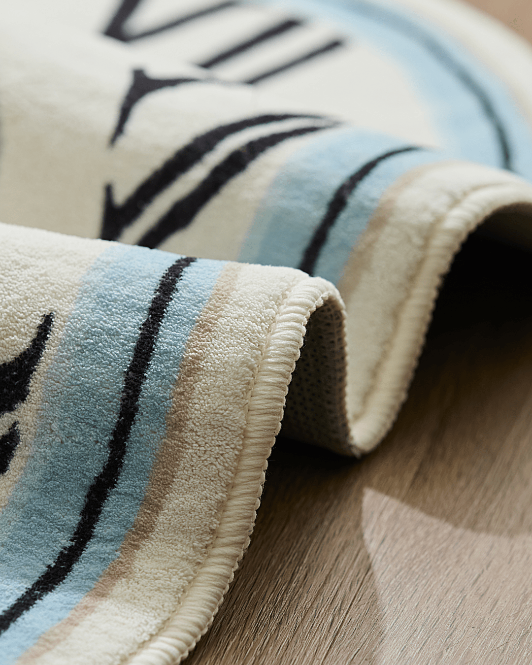 100% premium soft flannel rug texture close up Melting Time Hello Pepper