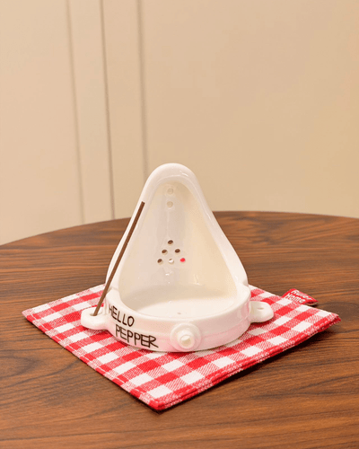 Hello Pepper-Dadaist Fountain Ceramic Incense Holder-Hello Pepper