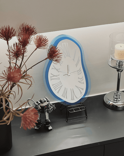 Hello Pepper-Melting Time 3D Wall Clock-Hello Pepper