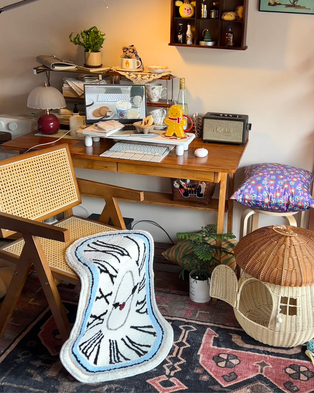 Hello Pepper - Melting Time Flannel Area Rug - Hello Pepper