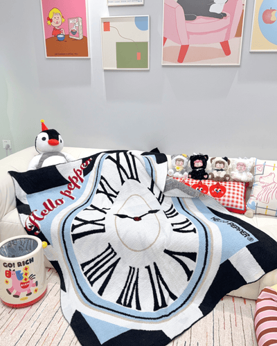 Hello Pepper - Melting Time Plush Throw Blanket - Hello Pepper